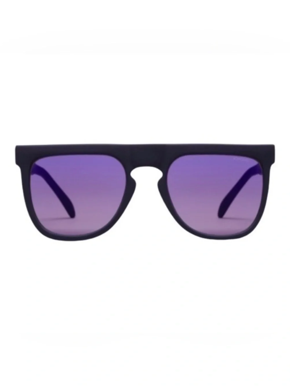 KOMONO Bennet Midnight Blue Rubber Sunglasses NWT